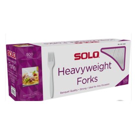 Solo Solo White Heavy Weight Forks (500Count), ()