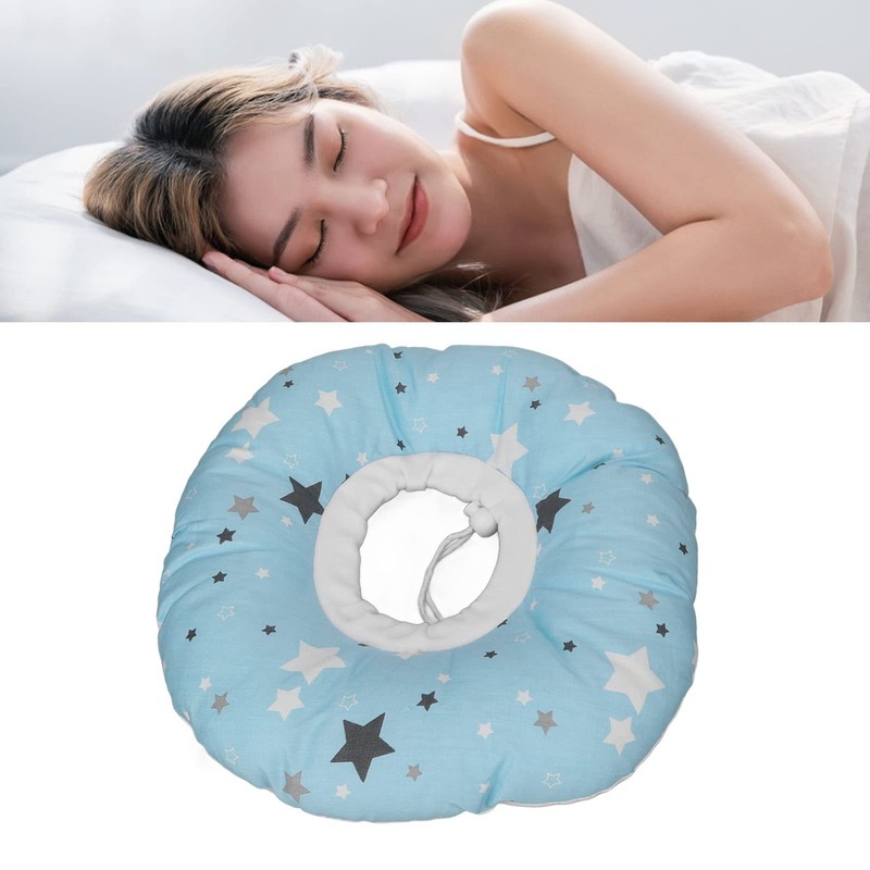 Ear Piercing Pillow for Side Sleepers, Ear Guard Pillow with