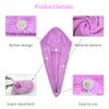 RIGHTWELL Hair Turban Towel, 3 Pack, Turban Towel with Button,