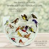 SANTORO Popnrock, 3D Pop Up Greeting Card - Garden Birds