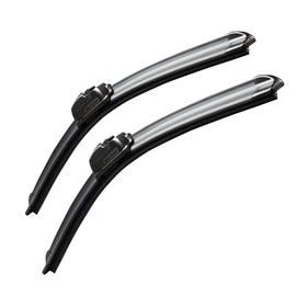 Limpiaparabrisas para todas las estaciones, par de 26 pulgadas + 14 pulgadas (66 + 35.5 cm) para parabrisas delantero