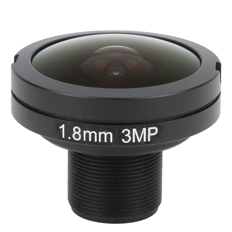 Camera Fisheye Lens 3MP 180° 1.8mm Optical Focal Length M12x0.5