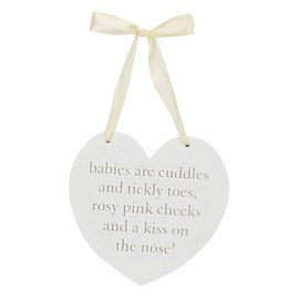 Mum To Be Present Baby Shower Gift Favour Mummy Unisex Keepsake-'Kiss On The Nose' Plaque by Juliana