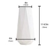 Hutoco 11.8 inches (30 cm) White Marble Flower Base Fashionable