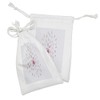 Ambesonne Almond Blossom Fabric Pouch Set of 2, Sakura with