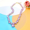 JNF Crystal Rhinestone Choker Collar Necklace For Women, Purple, Multicolor