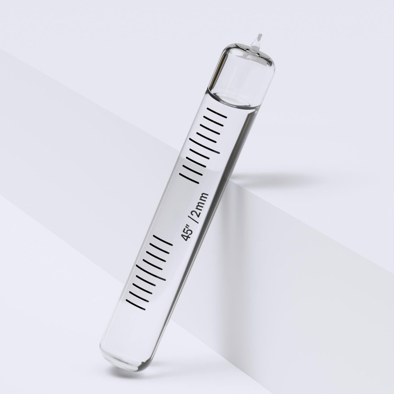 Replacement Level Glass Vial, Spirit Bubble Level, Clear with nib,