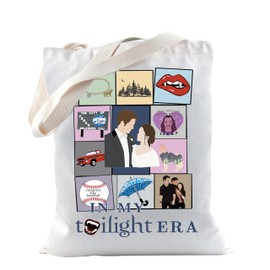 TSOTMO Movie Merch Vampire Gift Vampire Fans Movie Inspired Tote Bag for Bella Edward Fans (TW Tote)