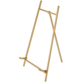 Bard's Satin Gold-toned Metal Easel, 12" H x 7" W x 7.75" D, Pack of 2