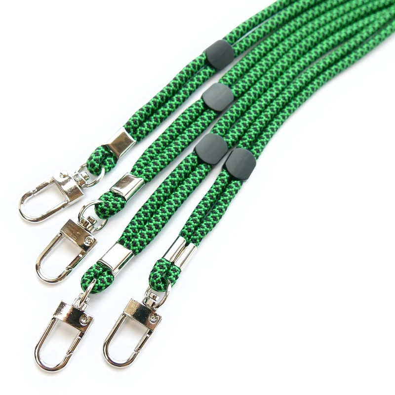 trage.band® Long Adjustable Neck Strap with Carabiner Hook, Pack of