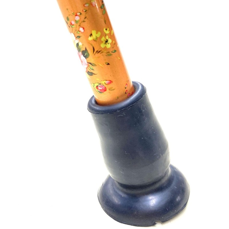 ケイ・ホスピア 【 ステッキ 愛杖 Eシリーズ 折りたたみタイプ 】 花柄・ベージュ E-256B