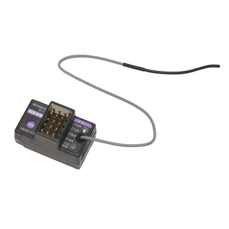 Gyro Receiver 4H Single Antenna 2 Way 2.4GHz RC Receiver
