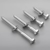 BNUOK 13 Sets 5/16" x 2-1/2" Hex Head Lag Screws
