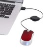 DIWOSHE 3 Button Retractable Retractable Super Mini Mouse with Cable