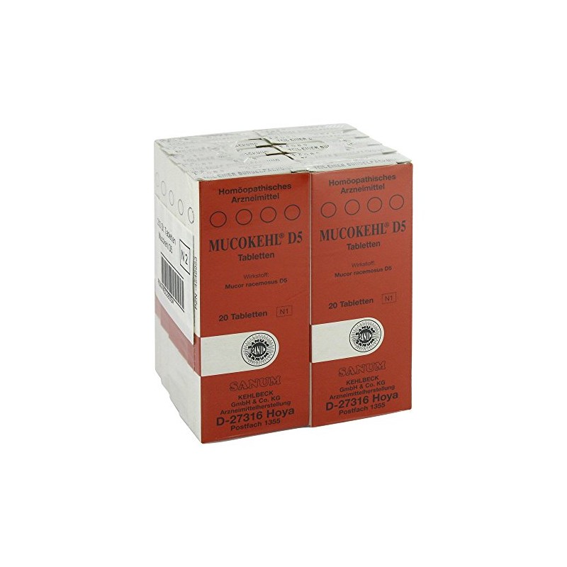 Mucokehl Tablets D5 Pack of 10 x 20