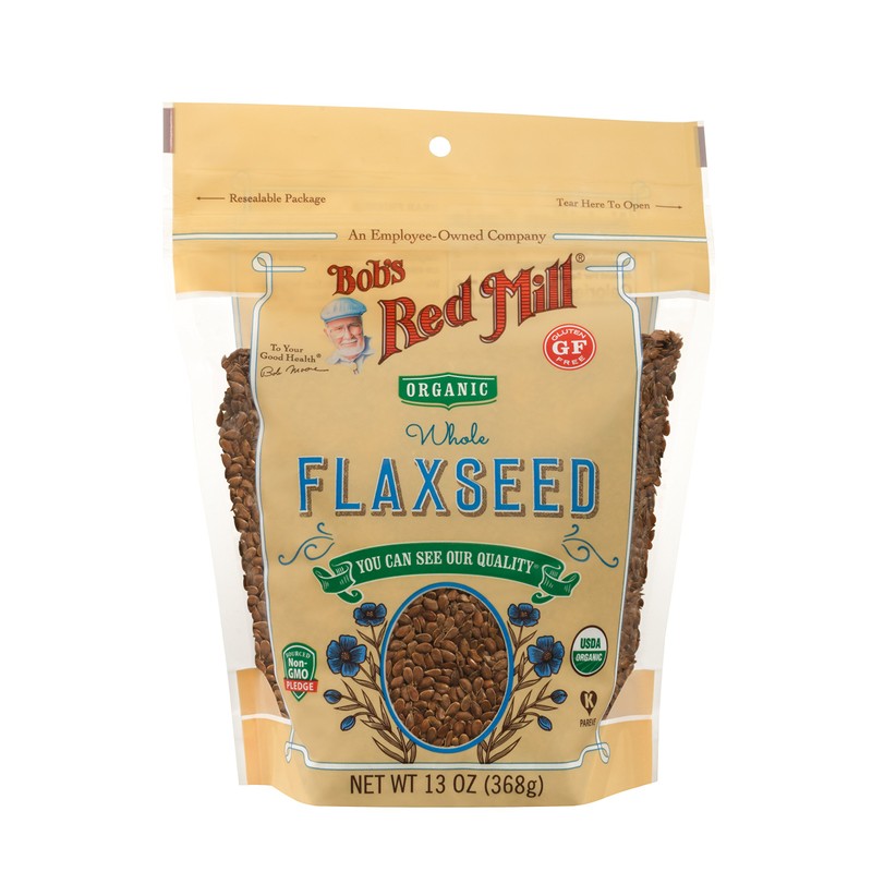 Bob's Red Mill Organic Whole Flaxseeds - 13 oz (Pack