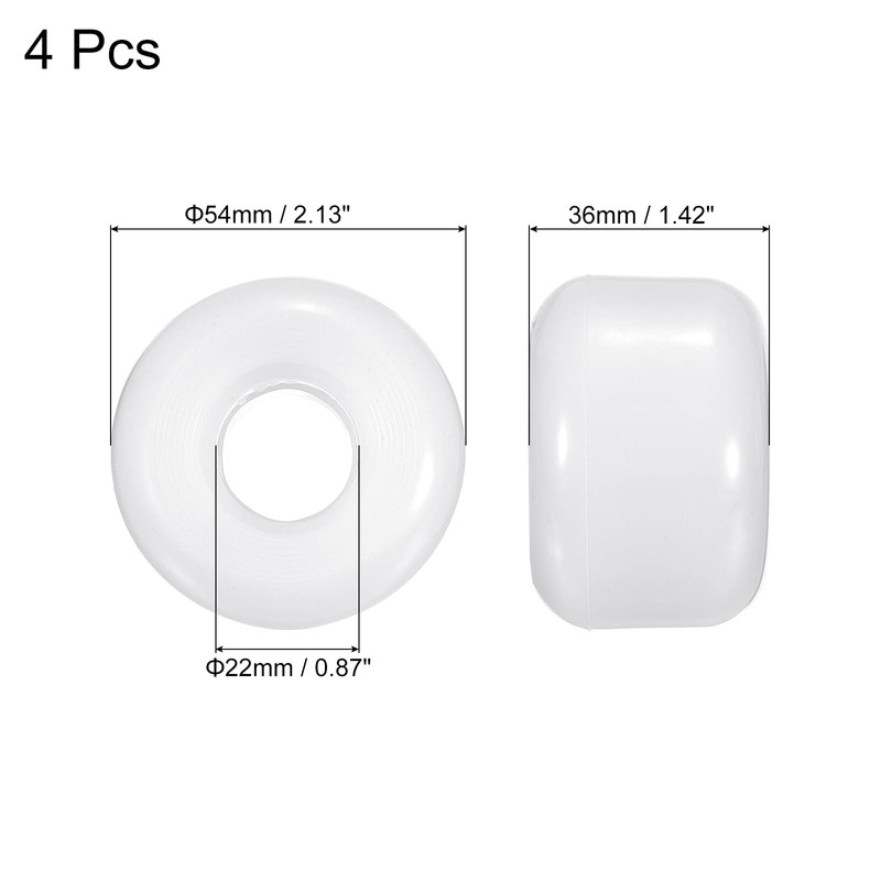 PATIKIL Pack of 4 54 mm Longboard Wheels Skateboard Wheel
