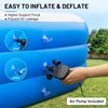 Inflatable Swimming Pool, 130" x 72" x 22" Oversized Thickened