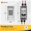 YQBYJING Solar Panel Disconnect Switch 32 Amp 4 Holes DC
