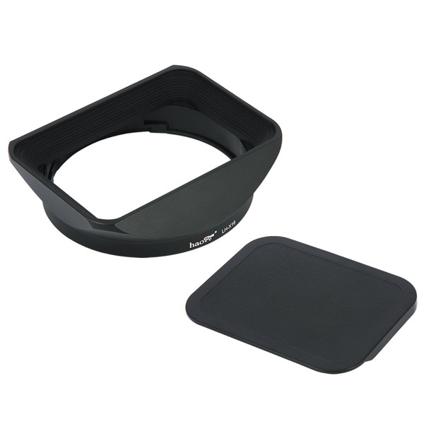 Haoge LH-X16 Bayonet Rectangular Square Metal Lens Hood with Cap