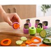 Mini Cookie Vegetable Cutters Fruit Molds, 3Pcs Mini Fruit Cookie