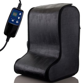 Portable Infrared Foot Sauna Heat Massage by Durasage w/Handheld Controller, up to 60min timer, up to 100+ degrees Fahrenheit