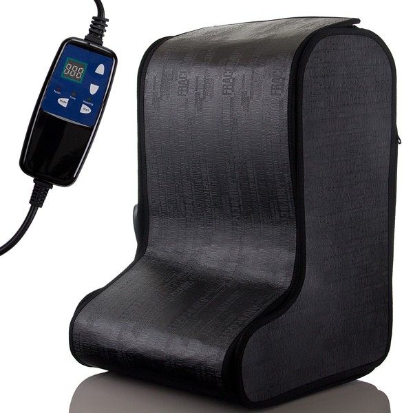 Portable Infrared Foot Sauna Heat Massage by Durasage w/Handheld Controller,