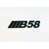 New Jersey Bimmers Corp B58 Badge for Trunk Real Metal