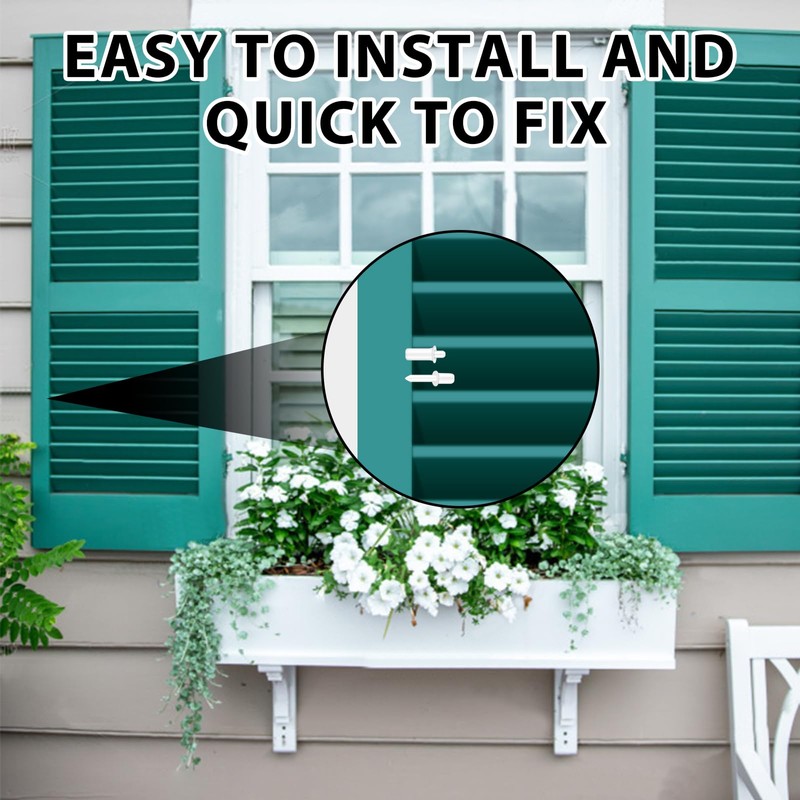 125 PCS Repair Plantation Shutters Tool Set, Plantation Shutter Louvers