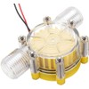 Water Flow Turbine Generator - Hydroelectric Micro Hydro 1/2 Inch