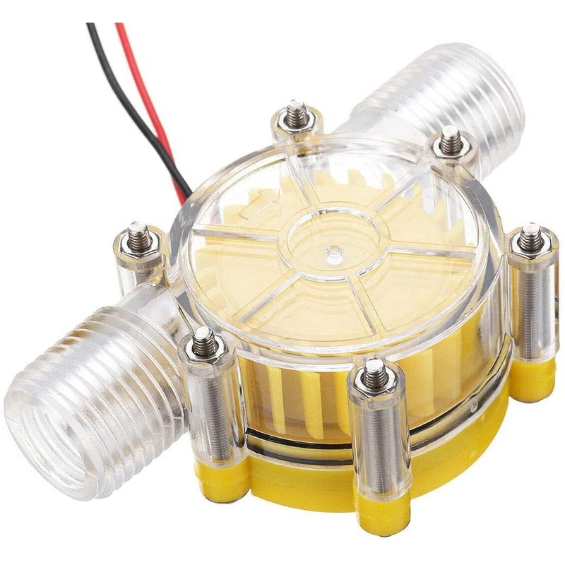 Water Flow Turbine Generator - Hydroelectric Micro Hydro 1/2 Inch