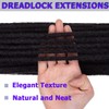 Leeven 24 Inch Ombre Dreadlock Extensions 40 Strands Hippie Single