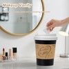 Soddeph Plastic Mini Trash Can with Swing-Top Lid, 0.9 Gallon