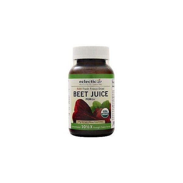 Eclectic Institute Fresh Freeze-Dried Beet Juice Powder  90 grams