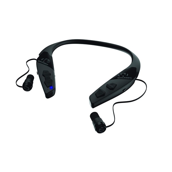 Walker's Game Ear Behind The Neck Bluetooth Hearing Enhancer, Black