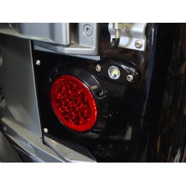 GCD (2)- 4" TJ Wrangler RED LED SURFACE MOUNT TAIL LIGHTS INCLUDES 2 BACKUP LIGHTS