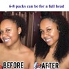 14 Inch Afro Kinky Curly Crochet Hair Extensions 2 Packs