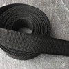 1" (25mm) Black Polyester Light Weight Webbing Trim by 5-Yards,