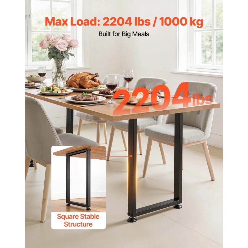 29.1\" H X 17.7\" W Heavy Duty Home Furniture Legs