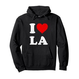 I Heart LA Souvenir I Love Los Angeles Pullover Hoodie