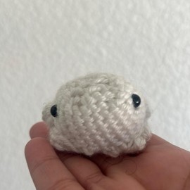 Crochet Ghost diy crochet - Size: Smol