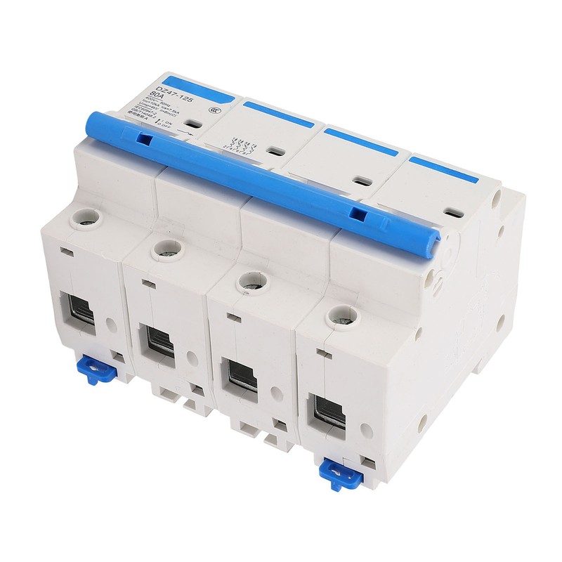 Rail Mount Circuit Breaker 4 Pole 400V 80A Versatile Safety