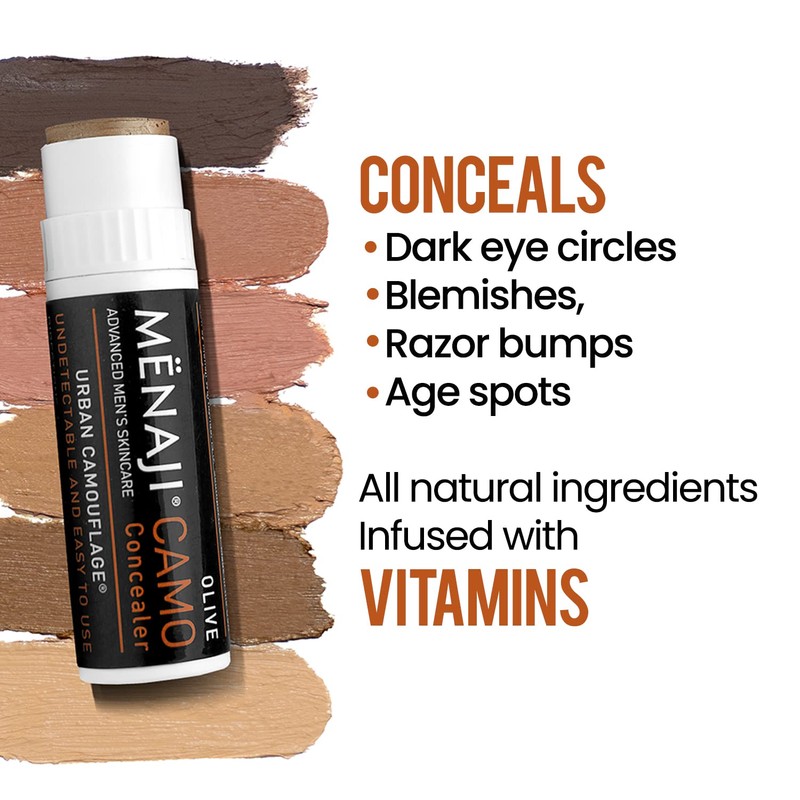 MËNAJI URBAN CAMOUFLAGE® Concealer Stick for Men - Skin Foundation