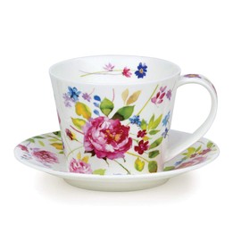 Islay Wild Garden Rose Dunoon Cup and Saucer