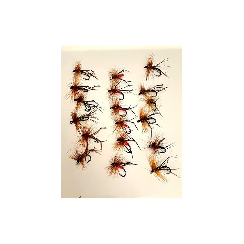 18 Piece Hopper Daddy long legs Trout Flies on a