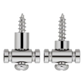 Set of 2 Barrel Guitar String Guides,Guitar Roller String Retainers,Replacement String Retainers,for Most Electric Guitars (Sliver)