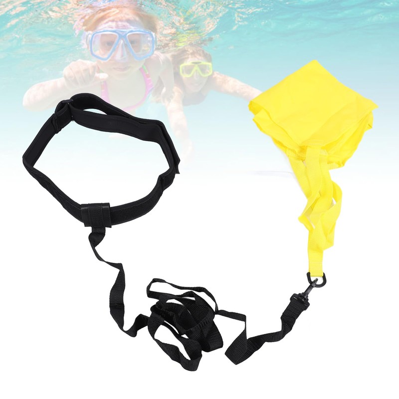 Swim Parachute Training Set, Swimming Strength Belt With Drag Parachute,