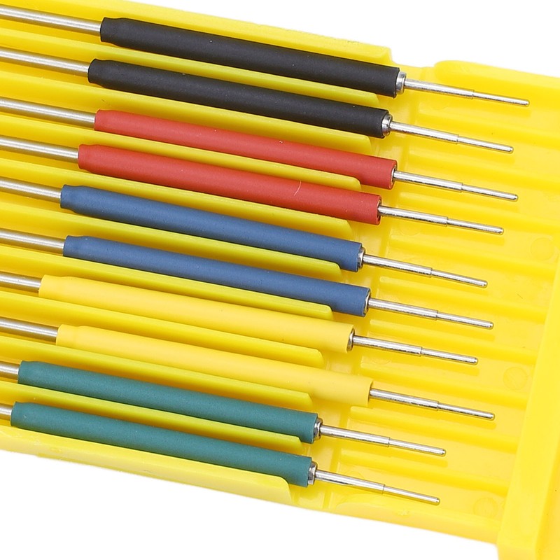 10Pcs Mini Grabber SMD IC Test Hook Clips Silicone Jumper