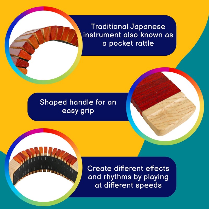 A-Star Hardwood Kokiriko Sound Effect Instrument