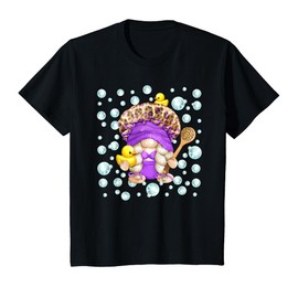 Kids Bathroom Gnome For Kids Girls Summer Bubble Bath Graphic T-Shirt